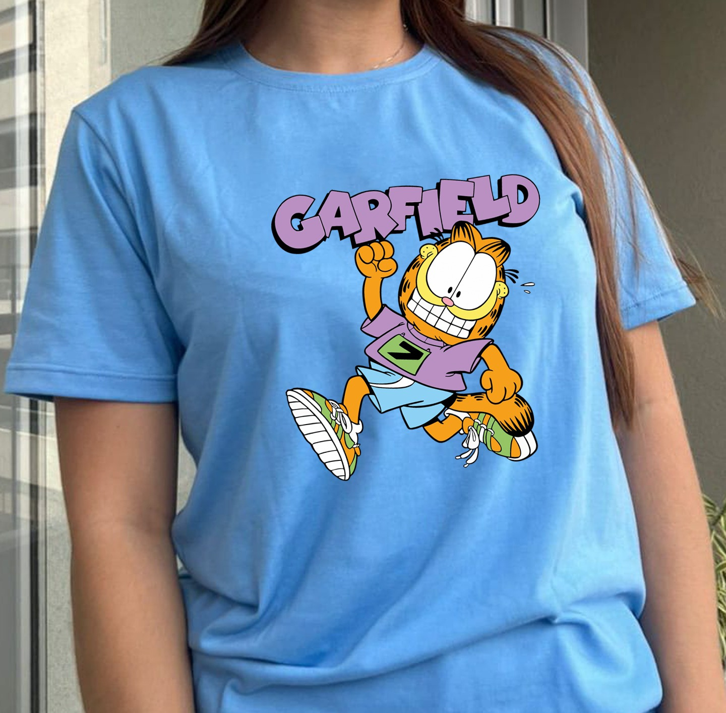 Camiseta Dama Garfield