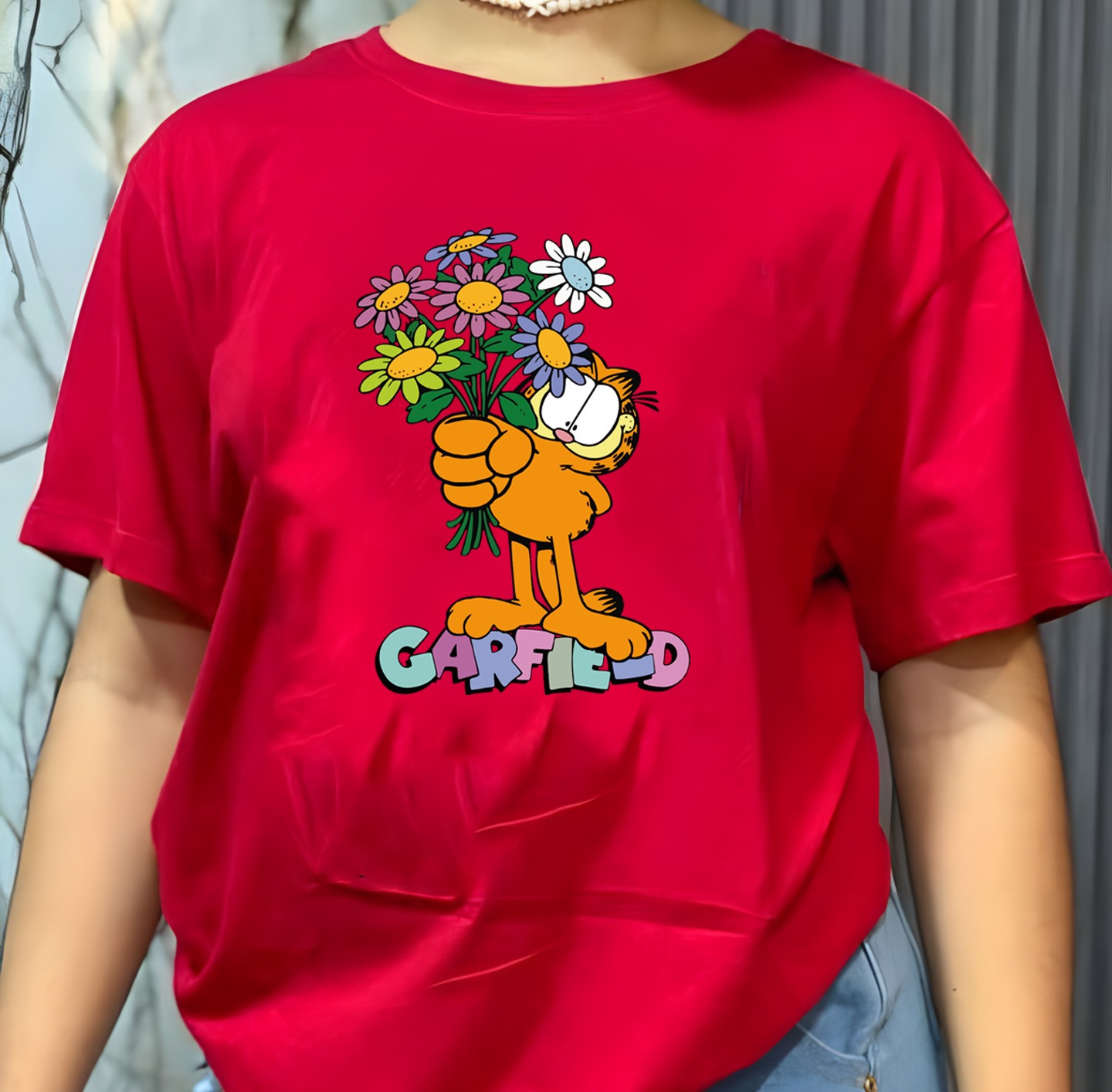 Camiseta Dama Garfield