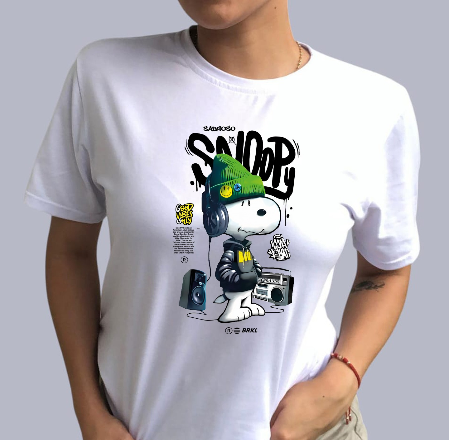 Camiseta Dama Snoopy