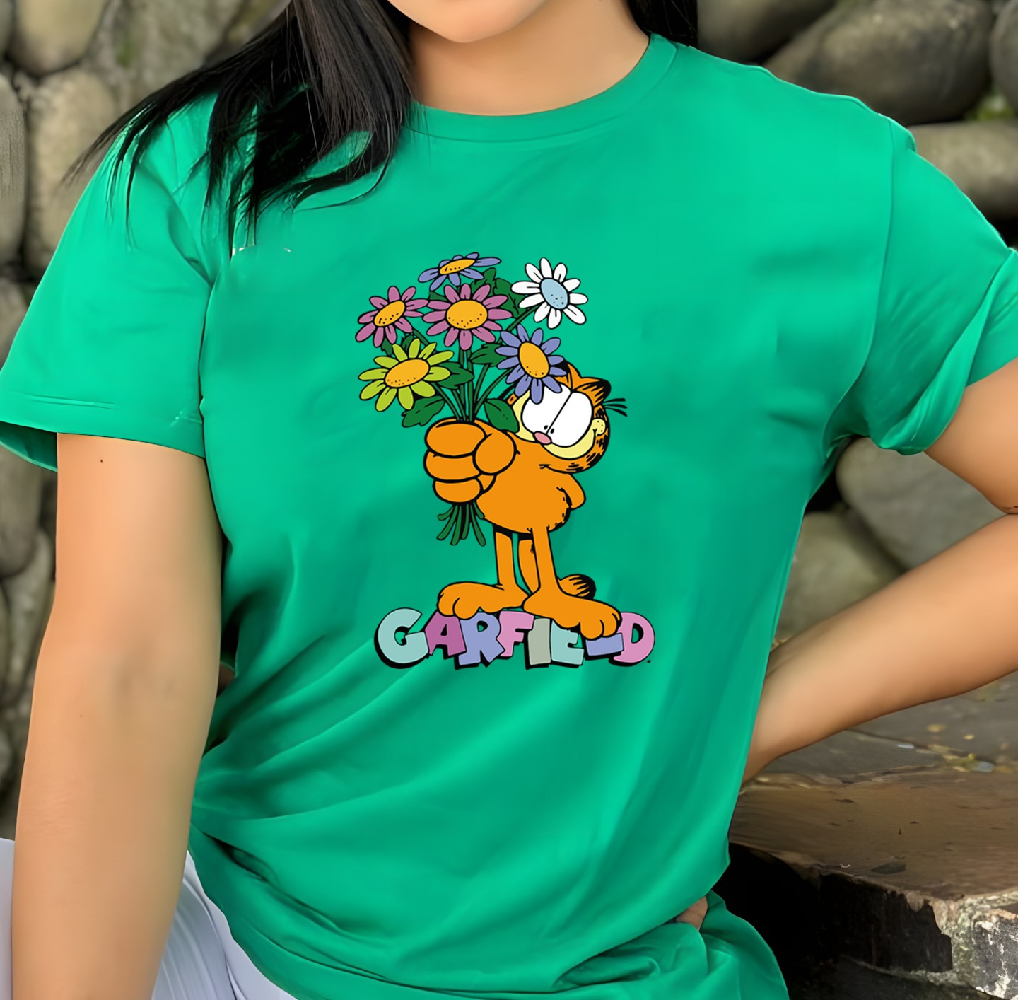Camiseta Dama Garfield - Imagen 3