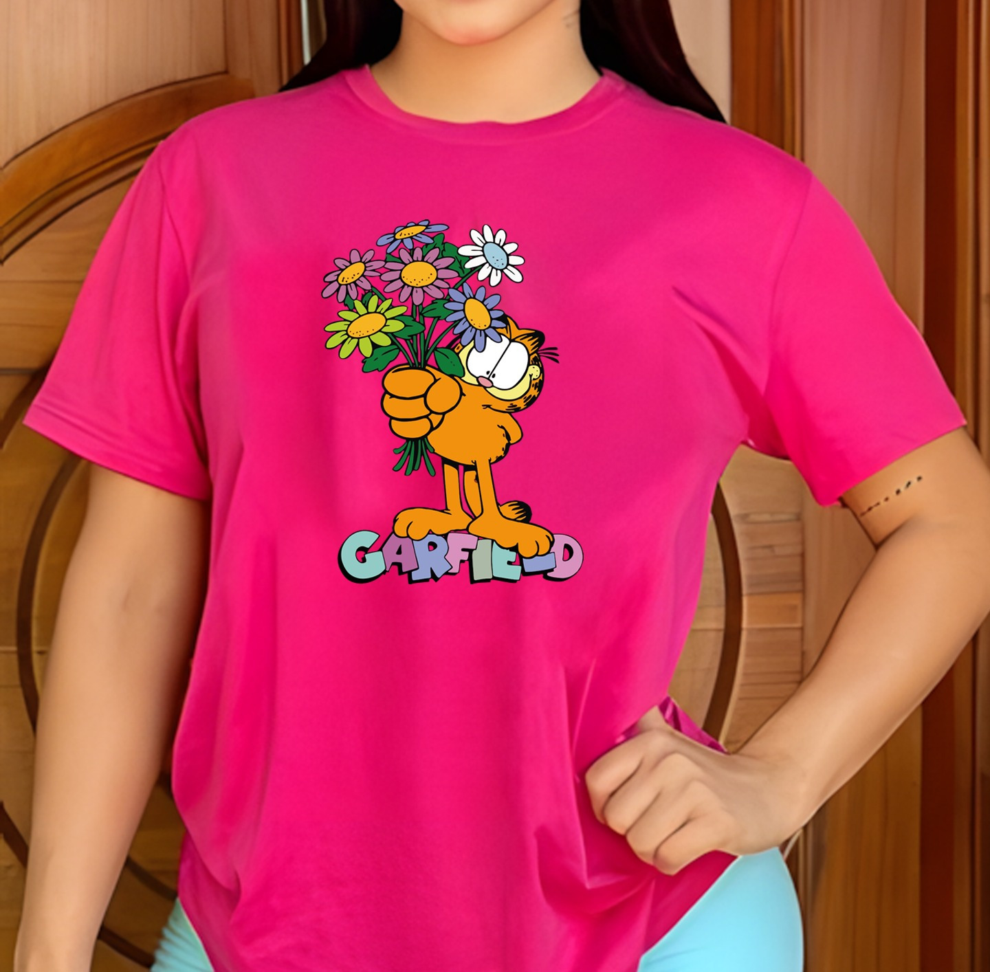 Camiseta Dama Garfield - Imagen 2