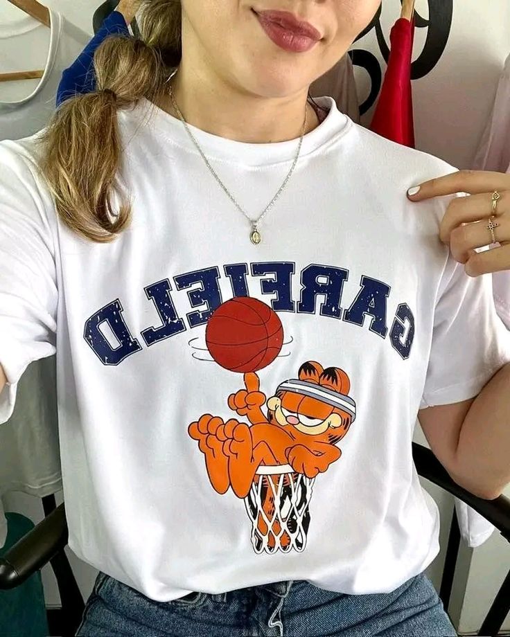 Camiseta Dama Garfield