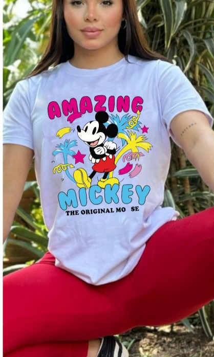 Camiseta Dama Mickey Amazing - Imagen 2