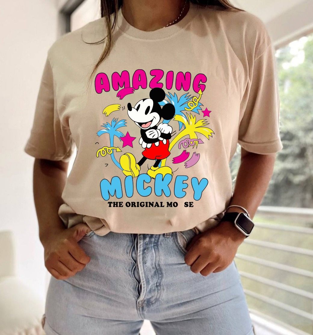 Camiseta Dama Mickey Amazing