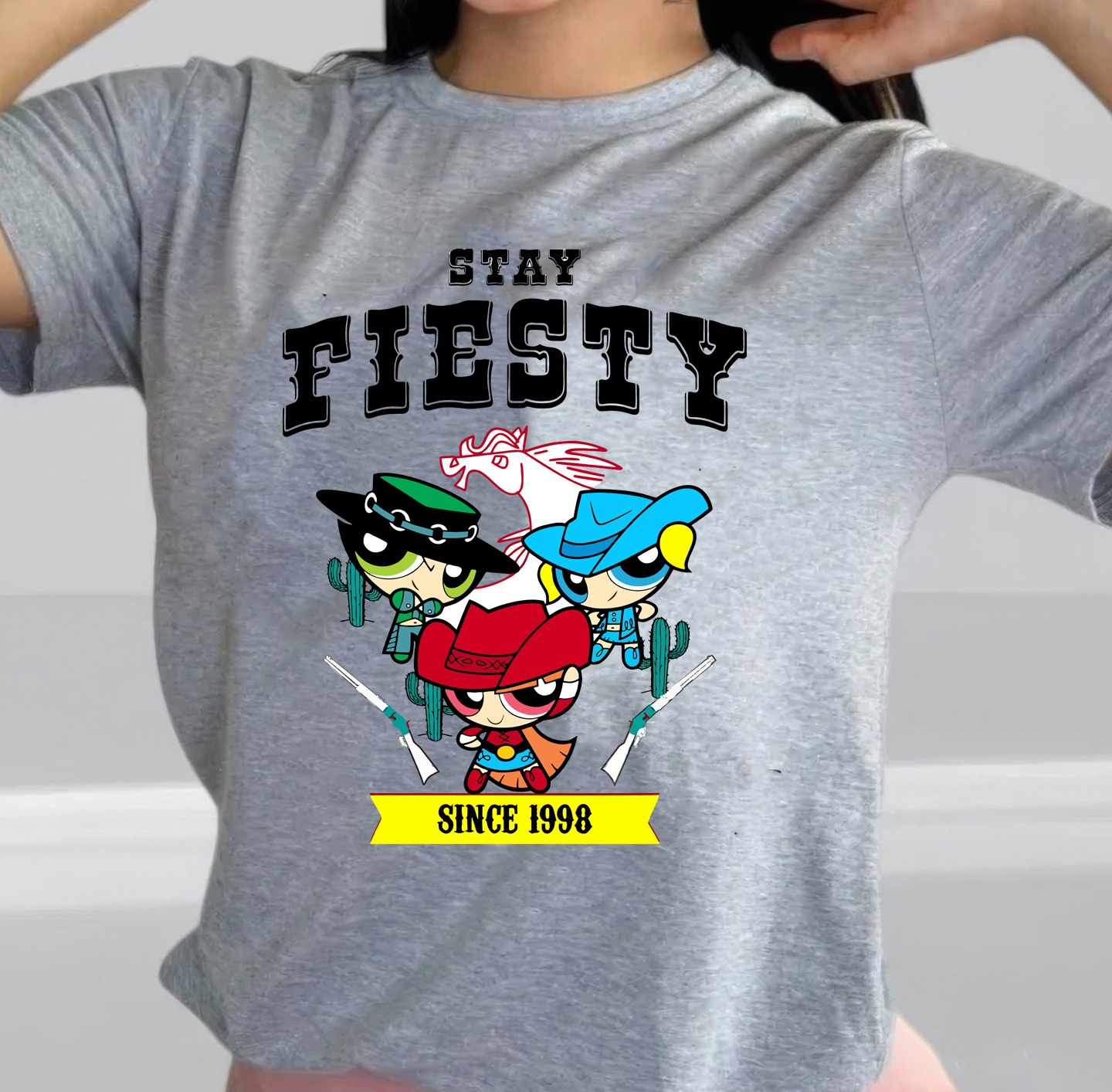 Camiseta Dama Stay Fiesty