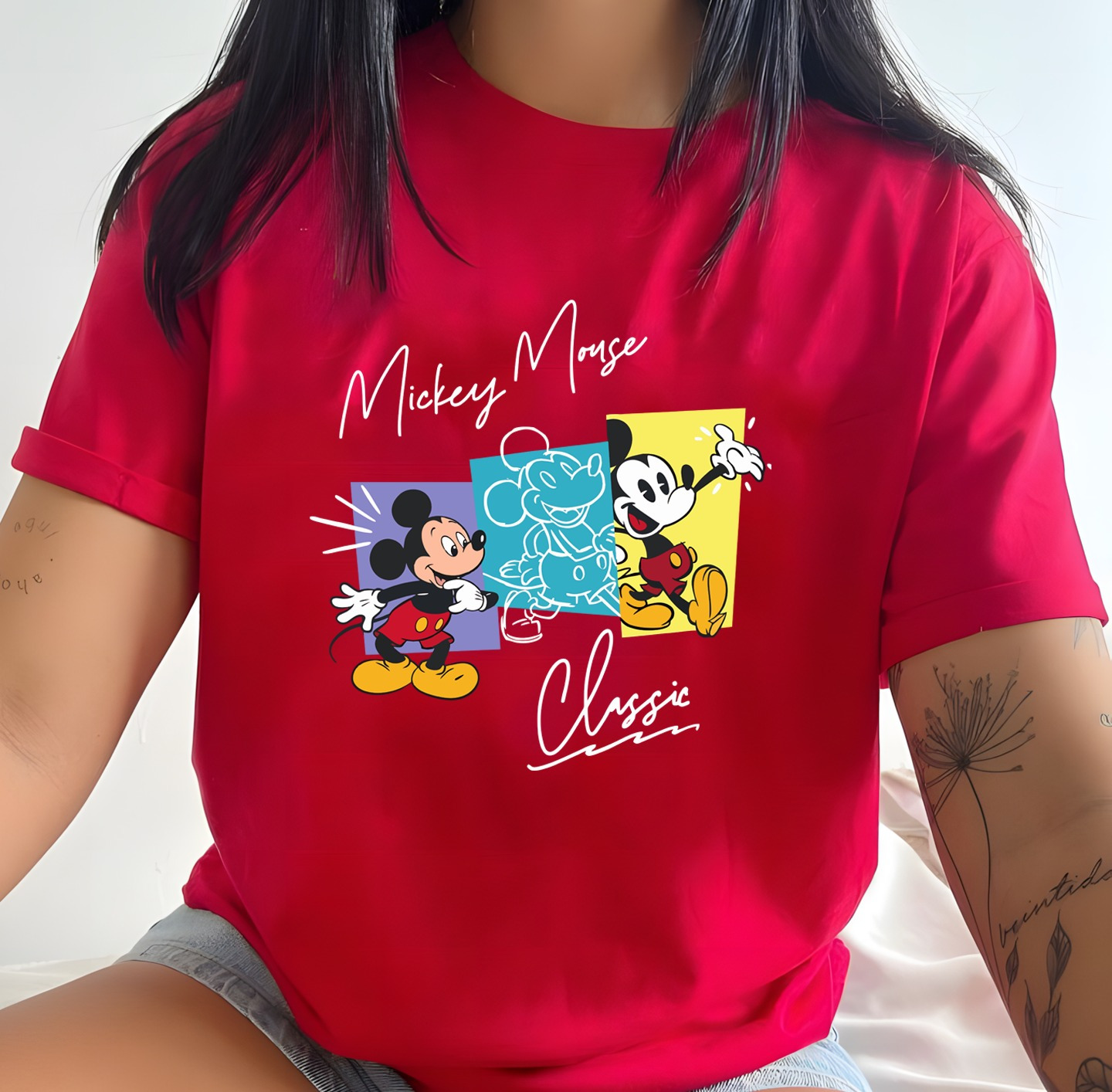 Camiseta Dama Mickey Mouse Classic