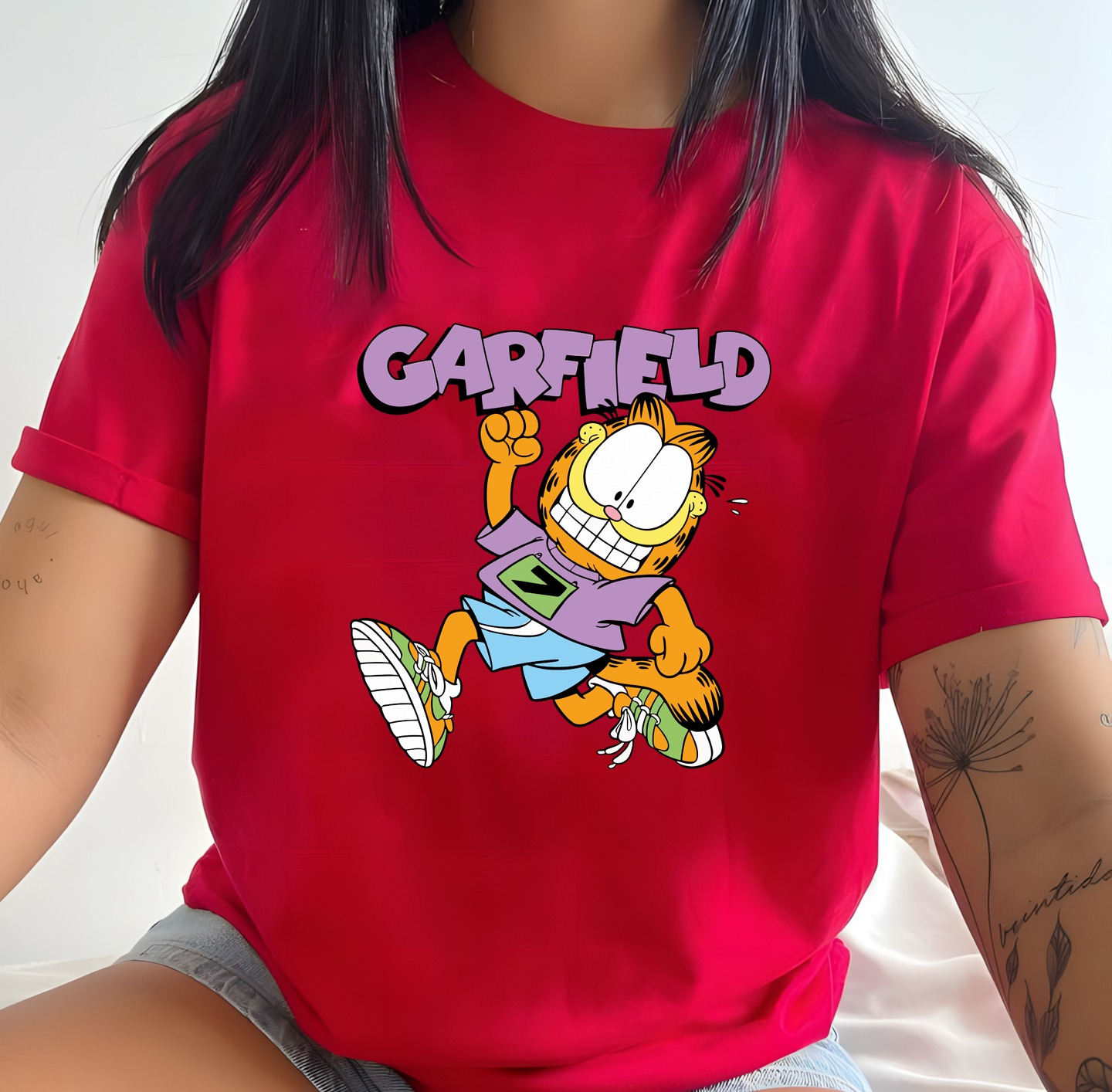 Camiseta Dama Garfield