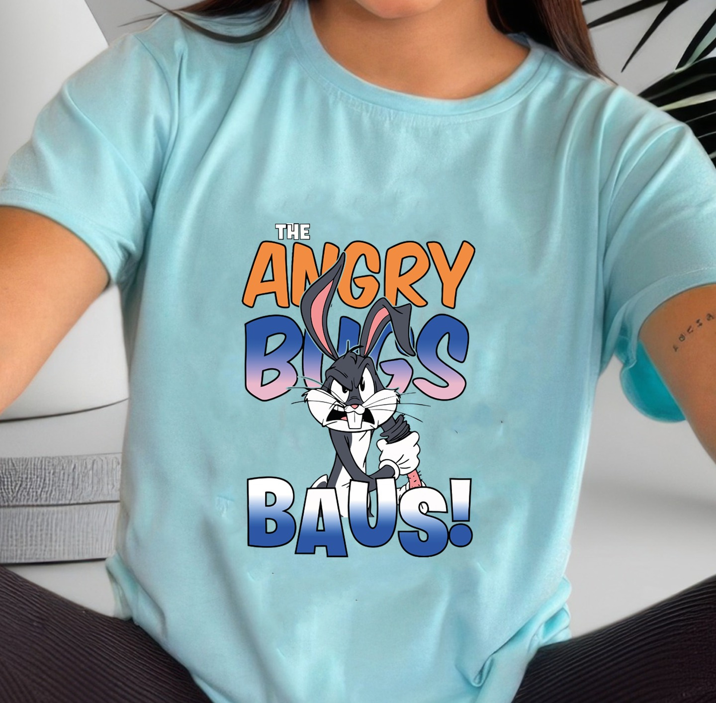 Camiseta Dama Angry Bugs