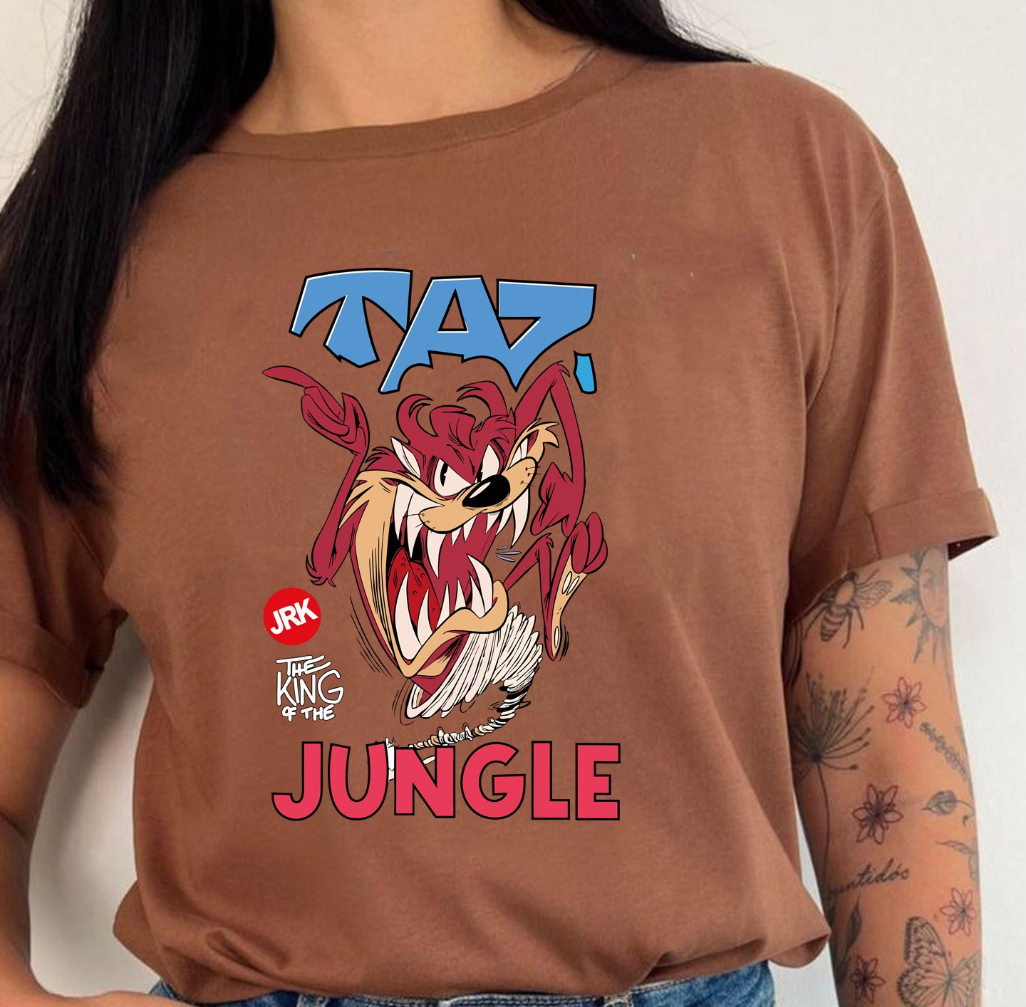 Camiseta Dama Taz Jungle