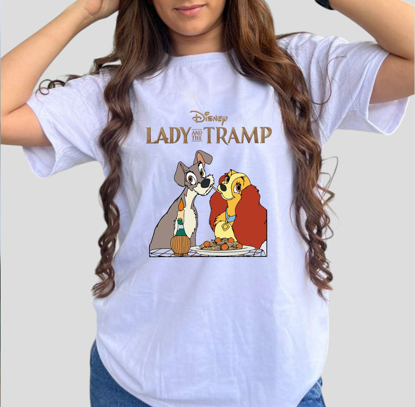 Camiseta Dama Lady and the Tramp