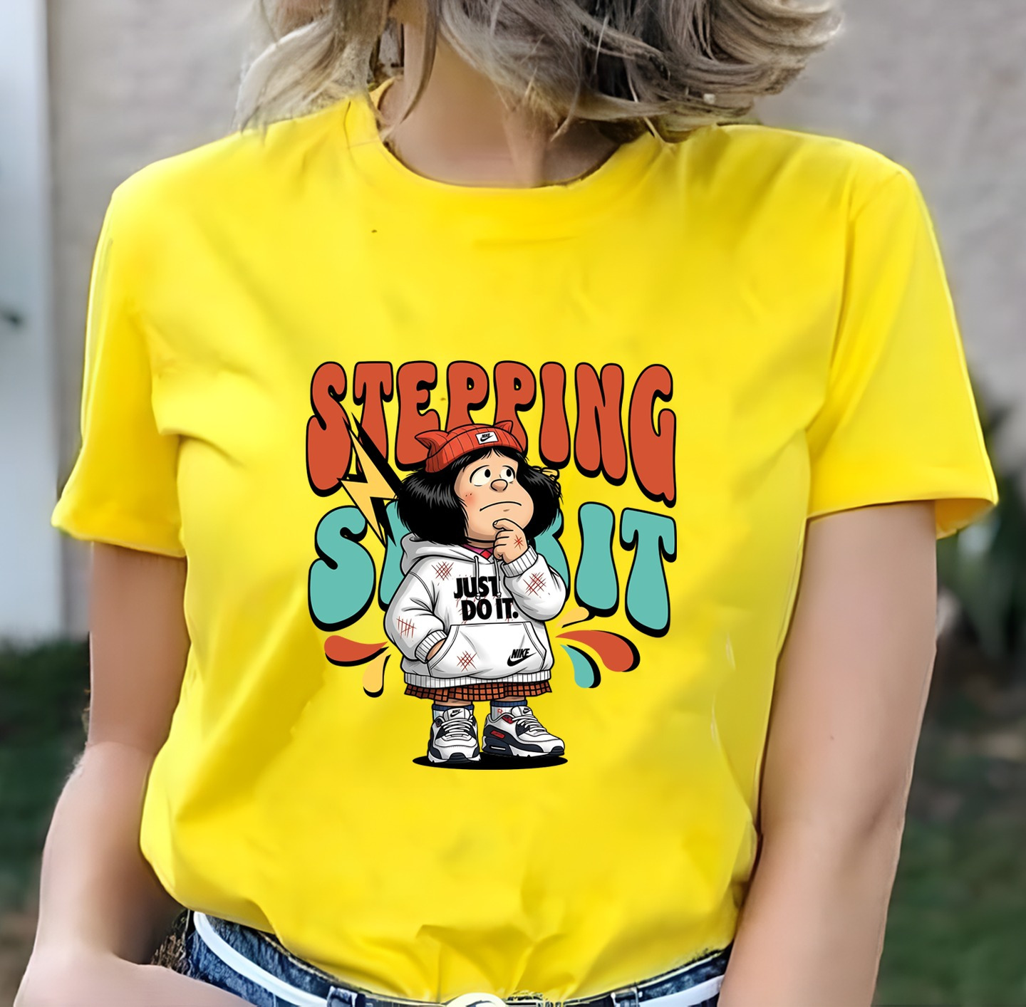 Camiseta Dama Stepping