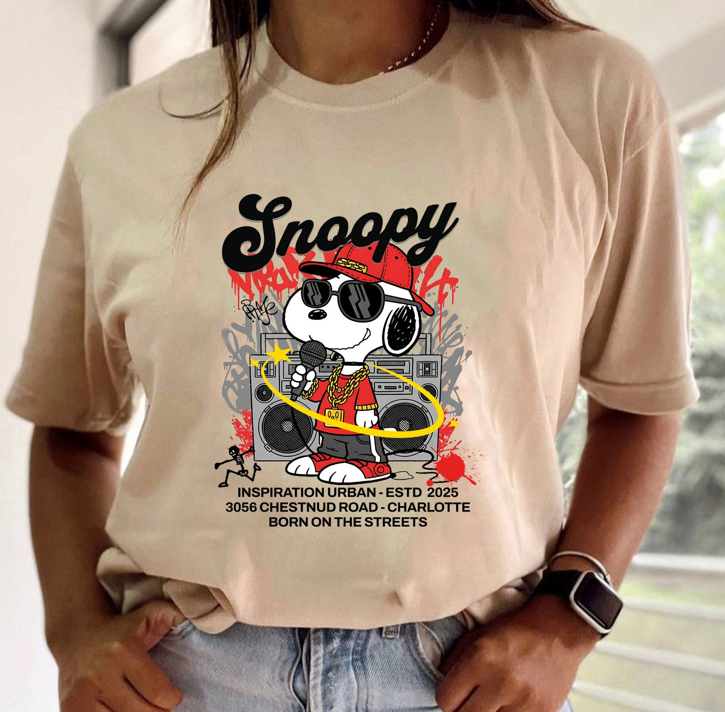 Camiseta Dama Snoopy - Imagen 3