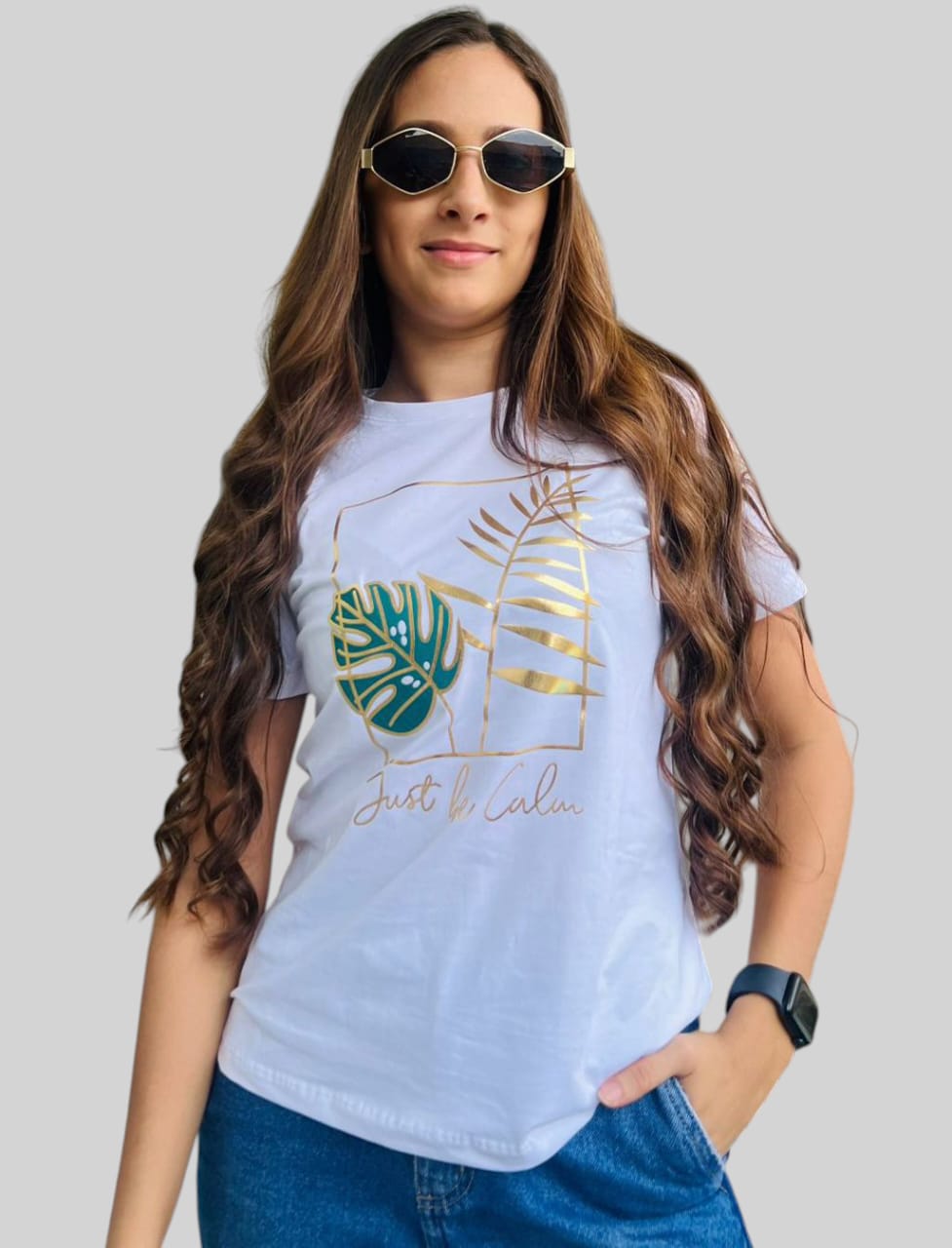 Camiseta Dama Just be Calm