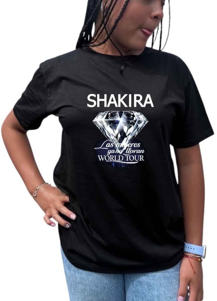 Camiseta Dama Shakira Diamante