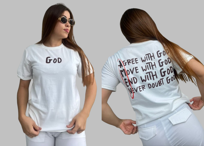 Camiseta Dama God