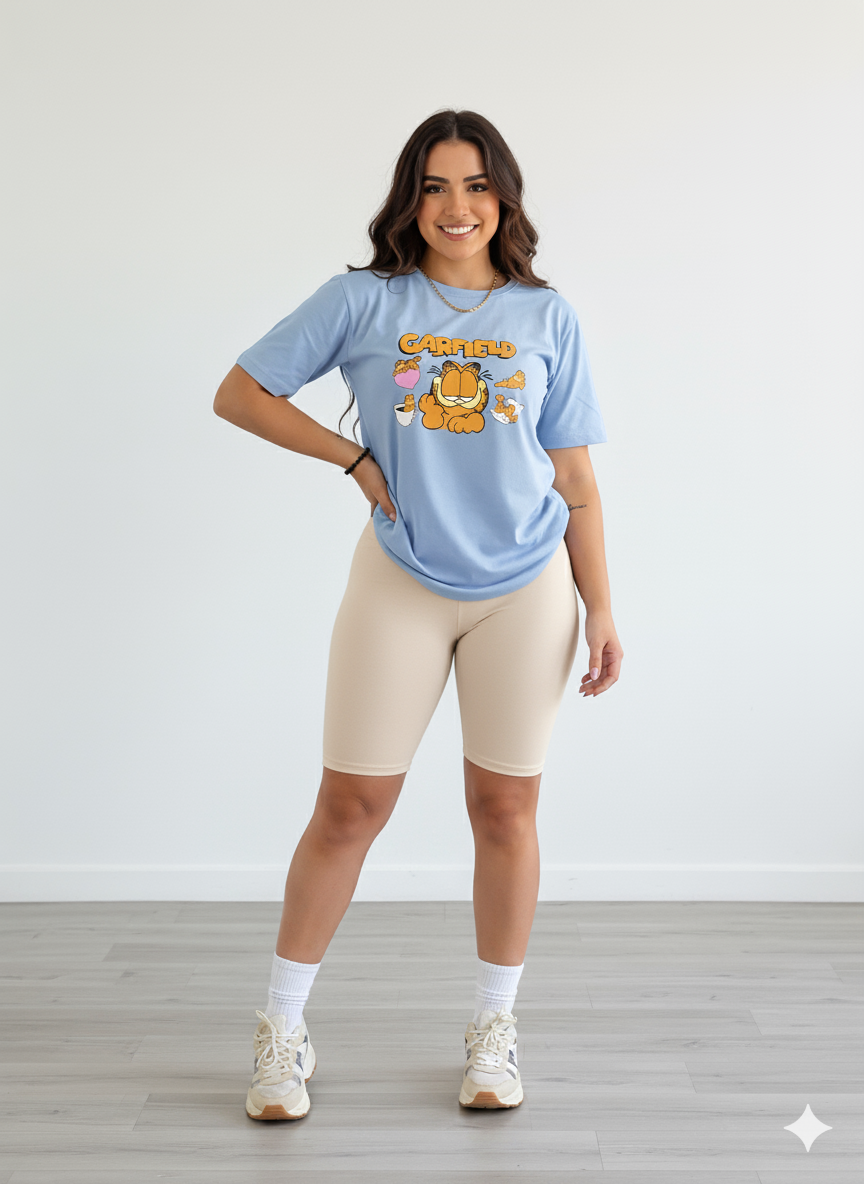 Conjunto Dama Con Licra Garfield