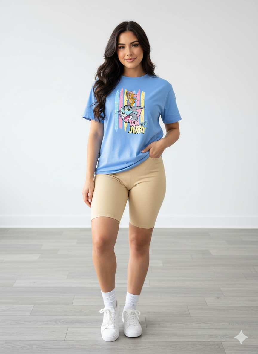 Conjunto Dama Con Licra Tom and Jerry