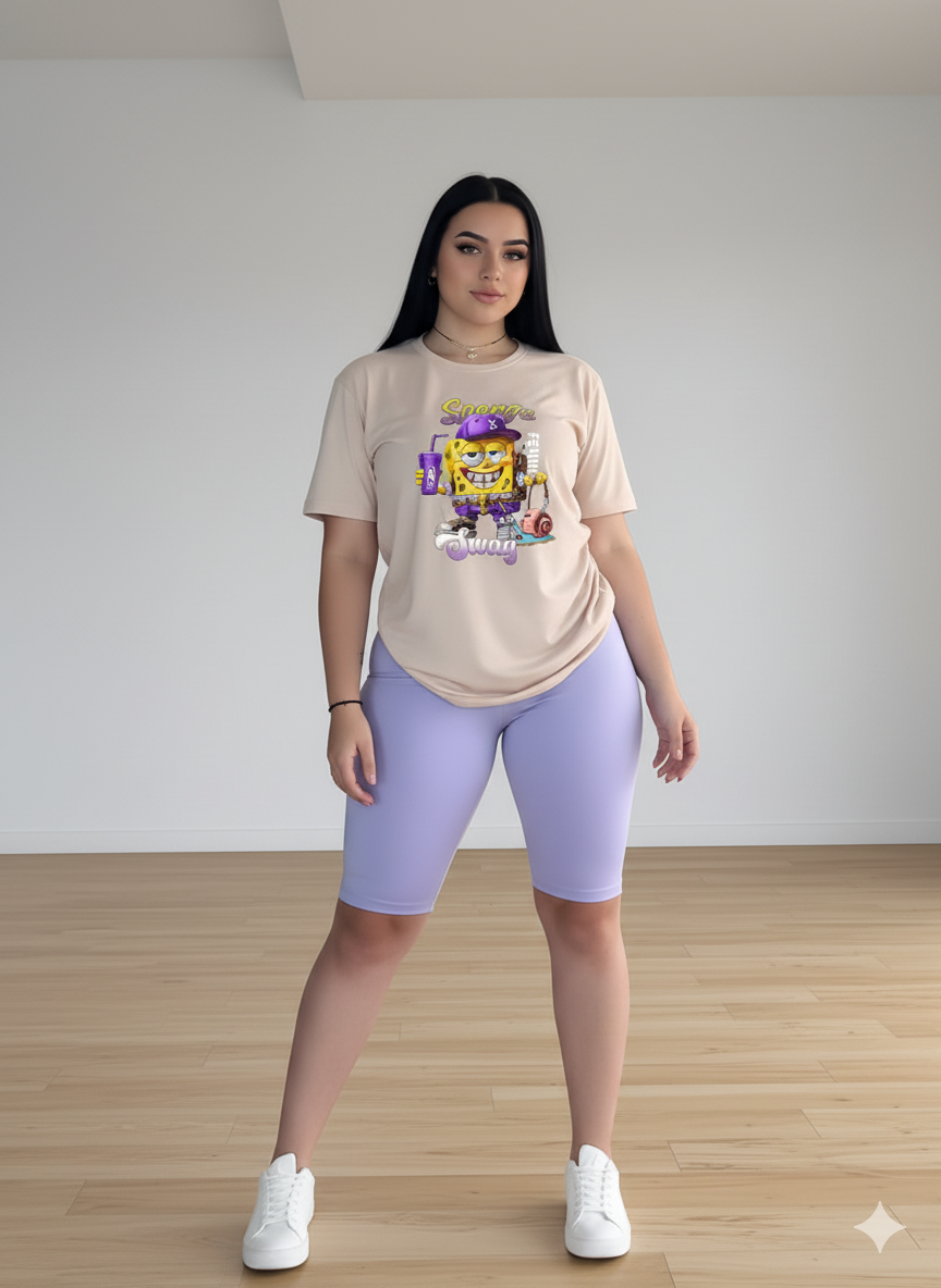 Conjunto Dama Con Licra Sponge Swag