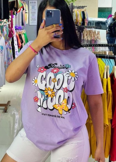 Camiseta Dama Good Mood
