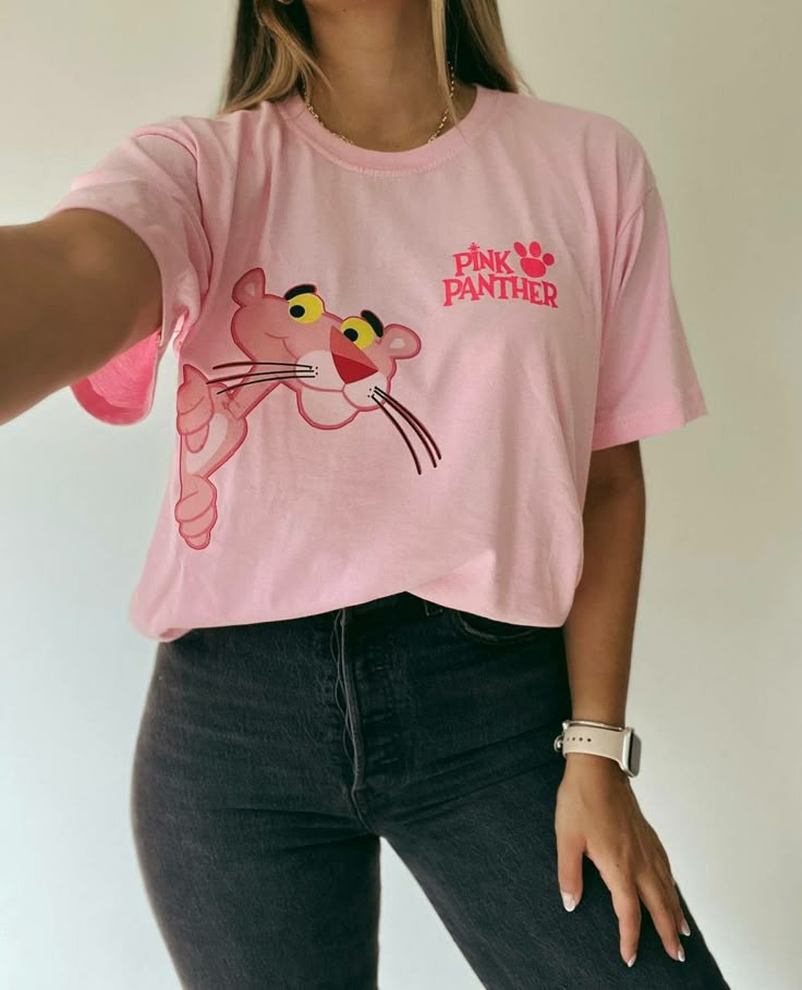 Camiseta Dama Pink Panther - Imagen 2