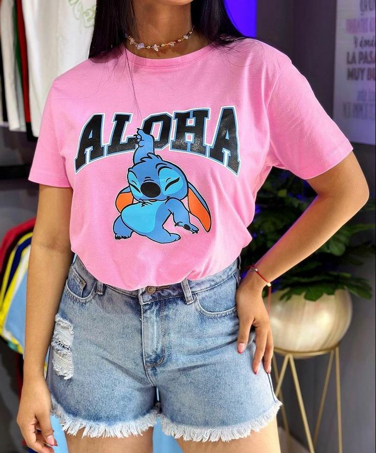 Camiseta Dama Aloha
