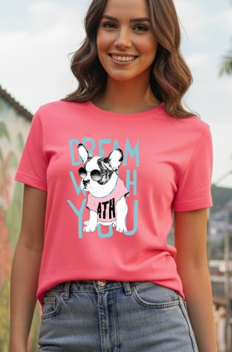 Camiseta Dama Dream With You - Imagen 4