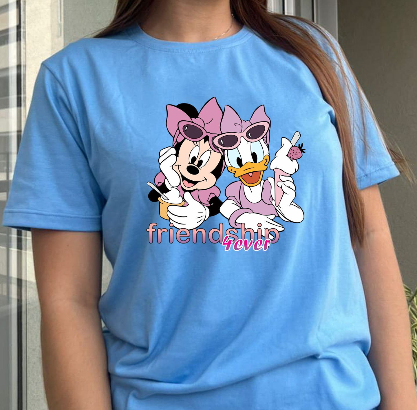 Camiseta Dama Minnie and Daisy Friendship 4 Ever - Imagen 3