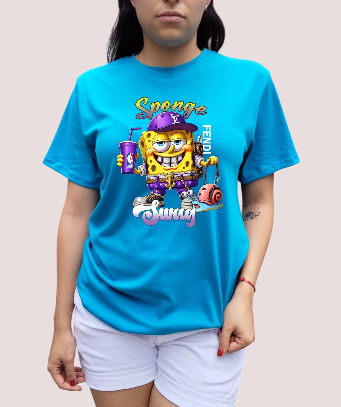 Camiseta Dama Sponge Swag