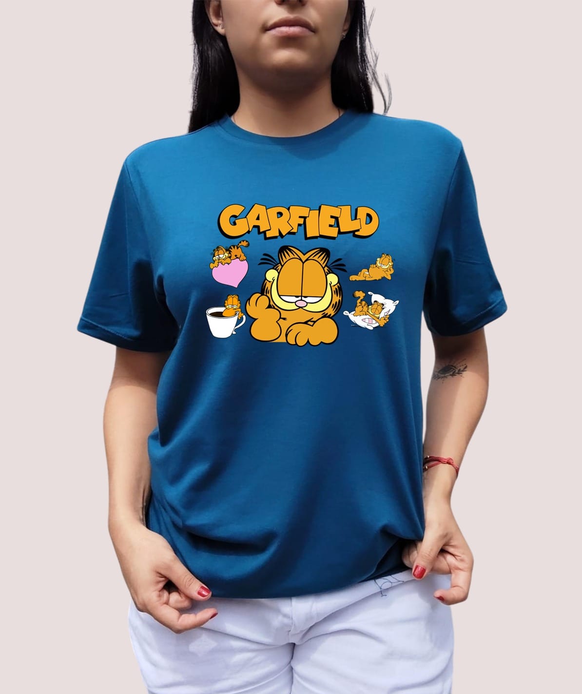 Camiseta Dama Garfield