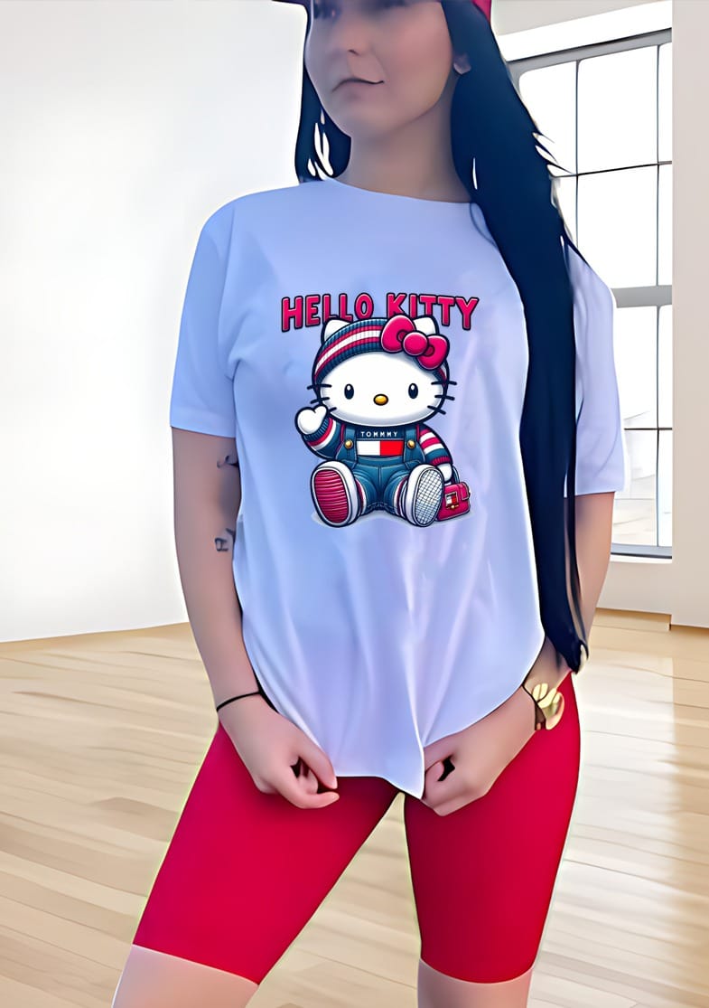 Conjunto Dama Con Licra Hello Kitty