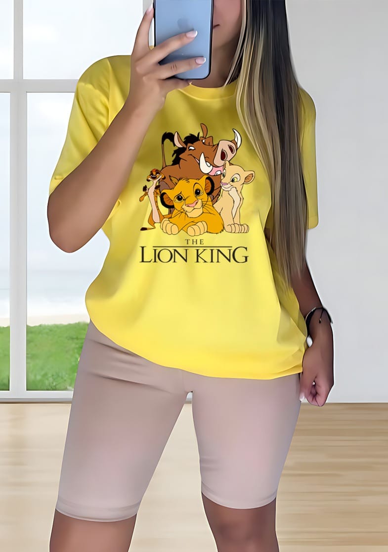 Conjunto Dama Con Licra Lion King