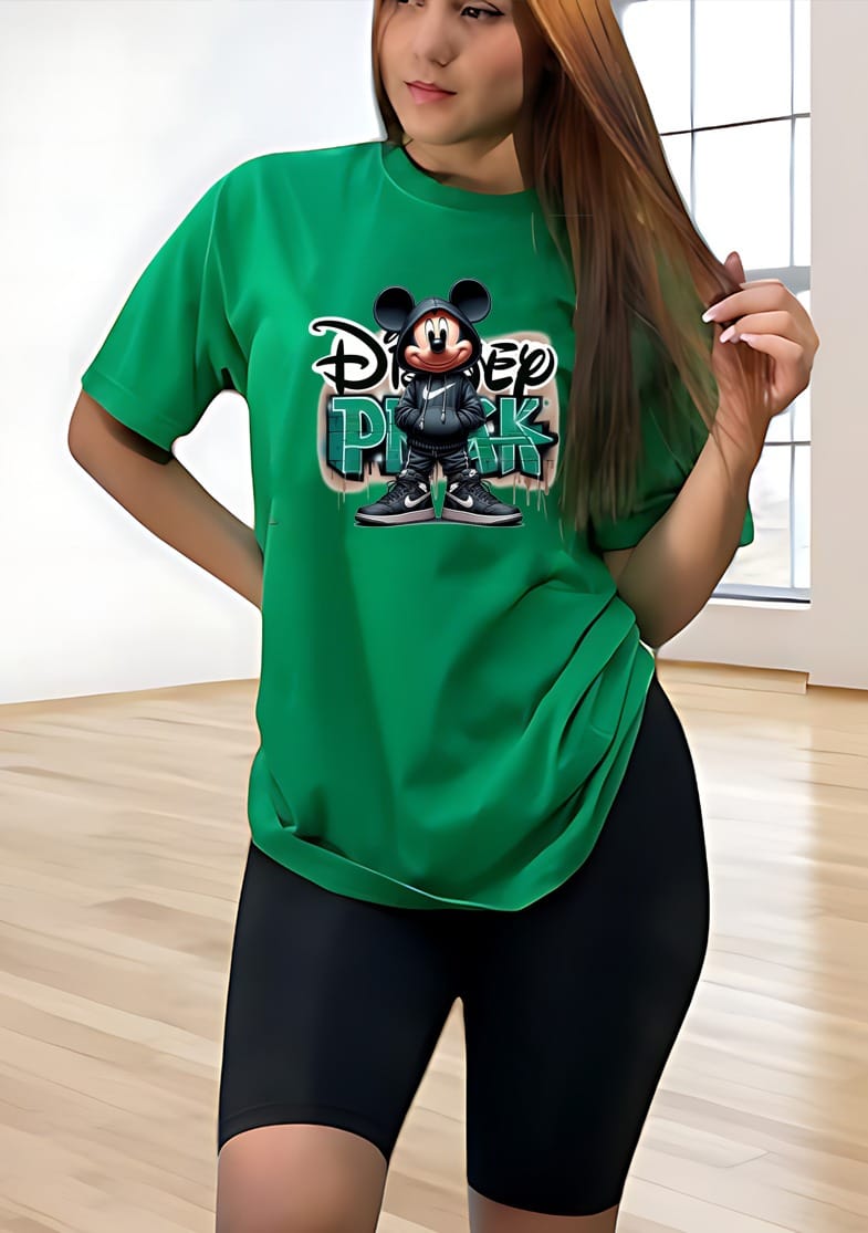 Conjunto Dama Con Licra Disney Punk