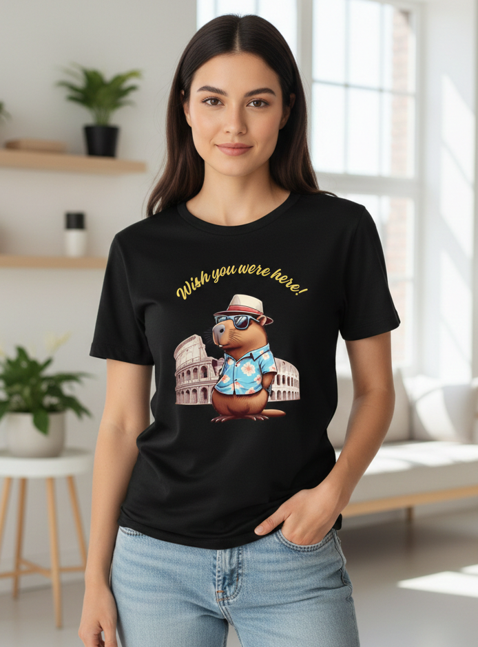 Camiseta Dama Wish You Were Here