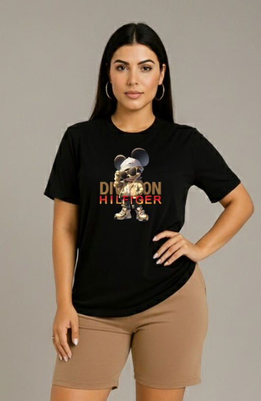 Conjunto Bermuda Dama Mikey Dillion Hilfiger