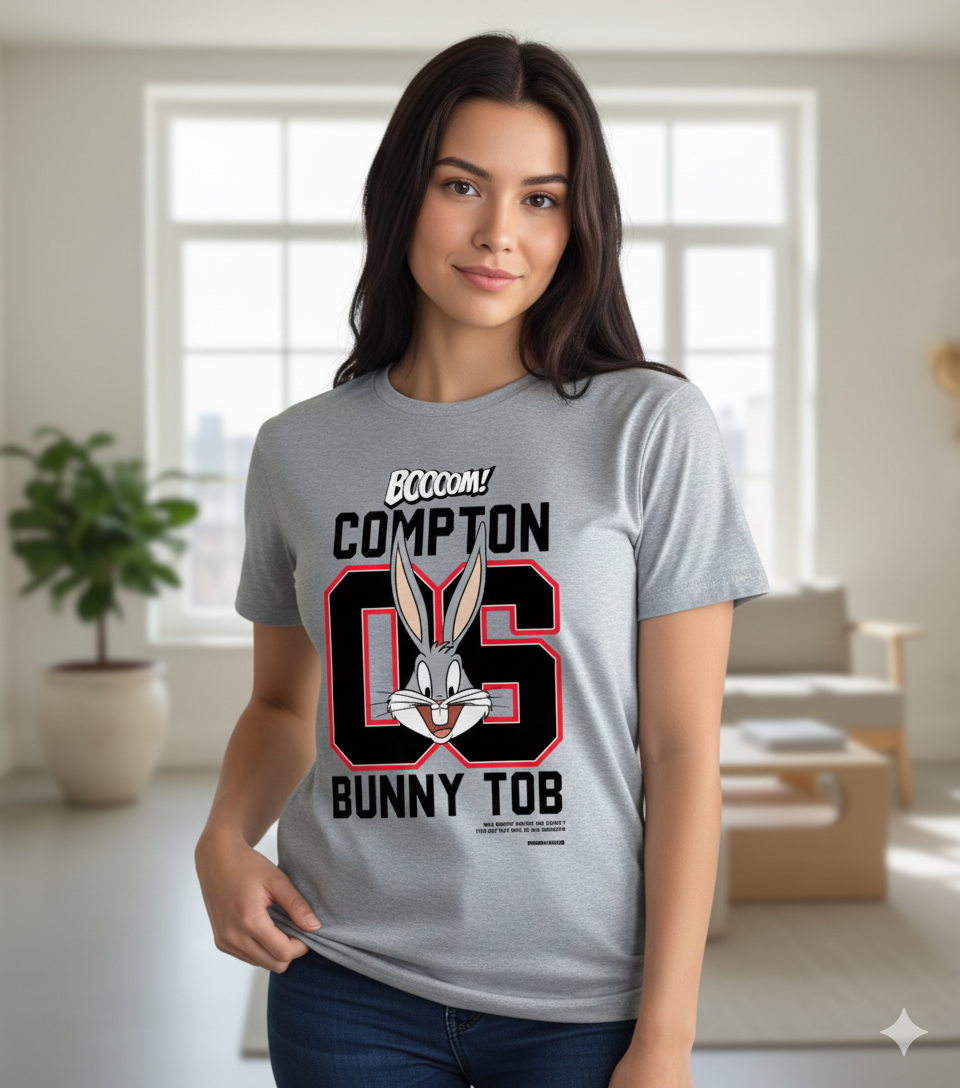 Camiseta Dama Compton Bugs Bunny