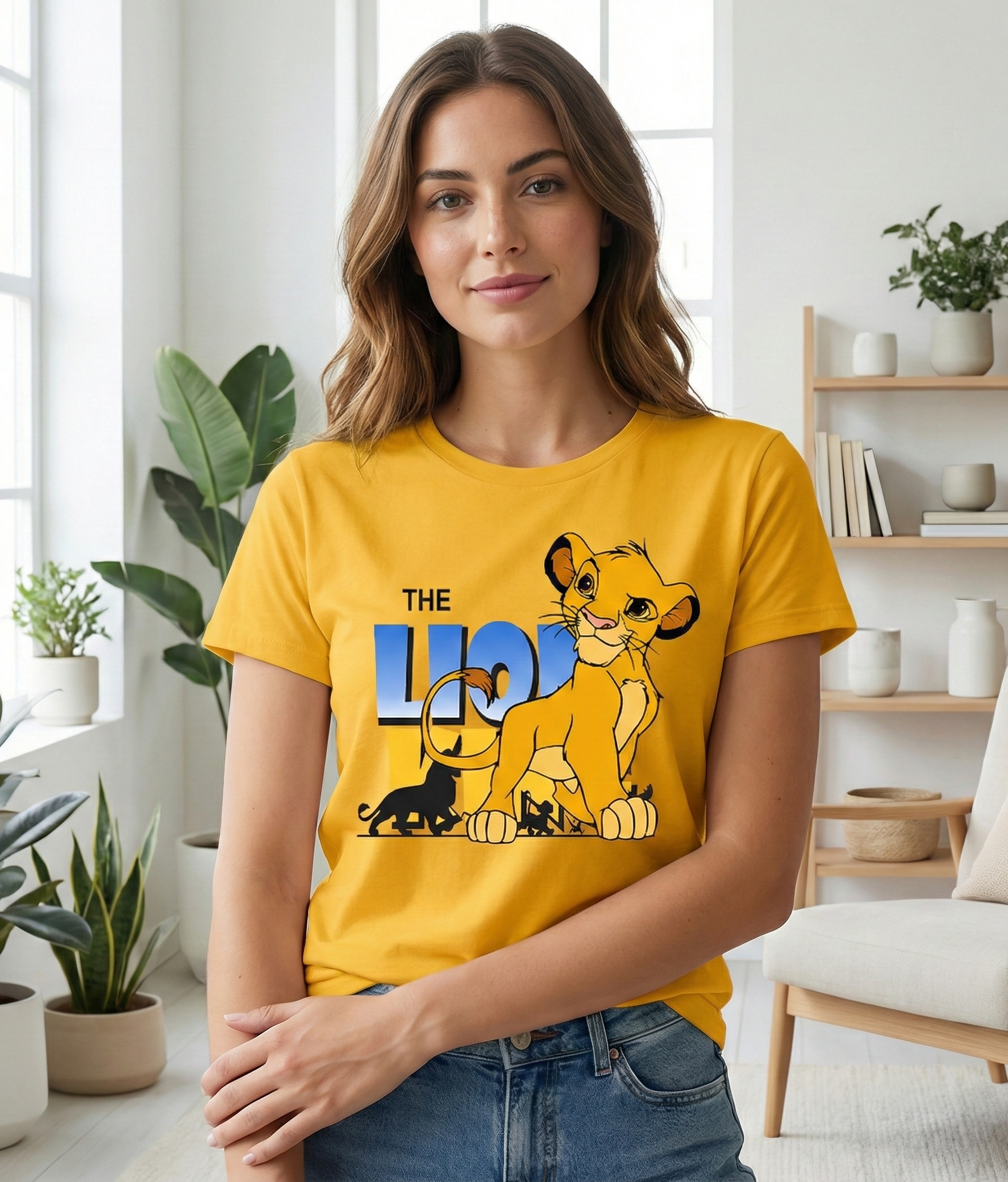 Camiseta Dama Rey Leon