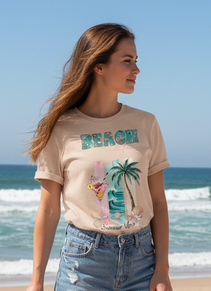 Camiseta Playera Dama Beach