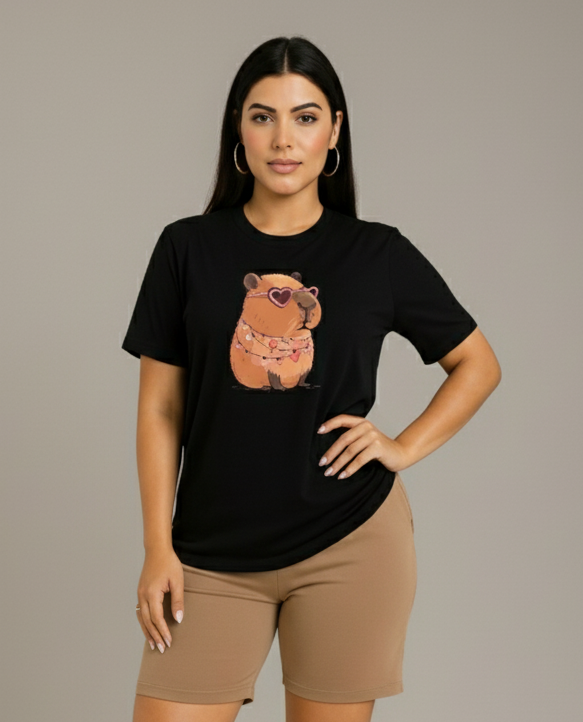 Conjunto Bermuda Dama Capibara