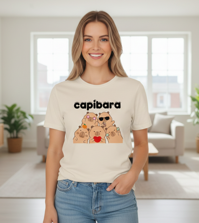 Camiseta Dama Capibara