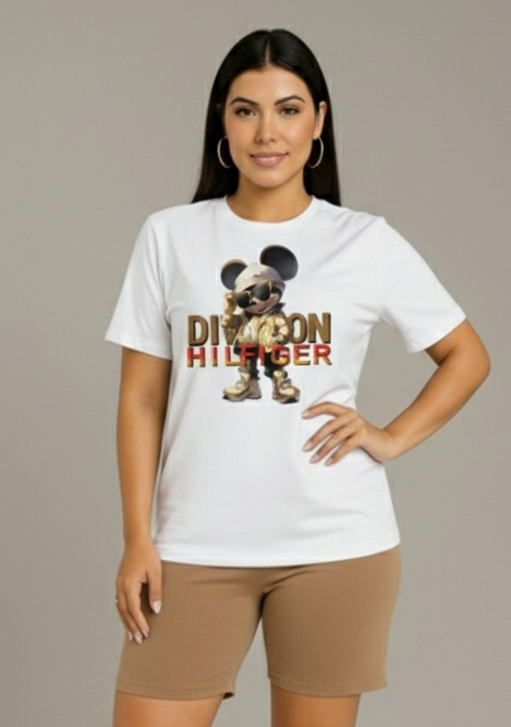 Conjunto Bermuda Dama Mickey