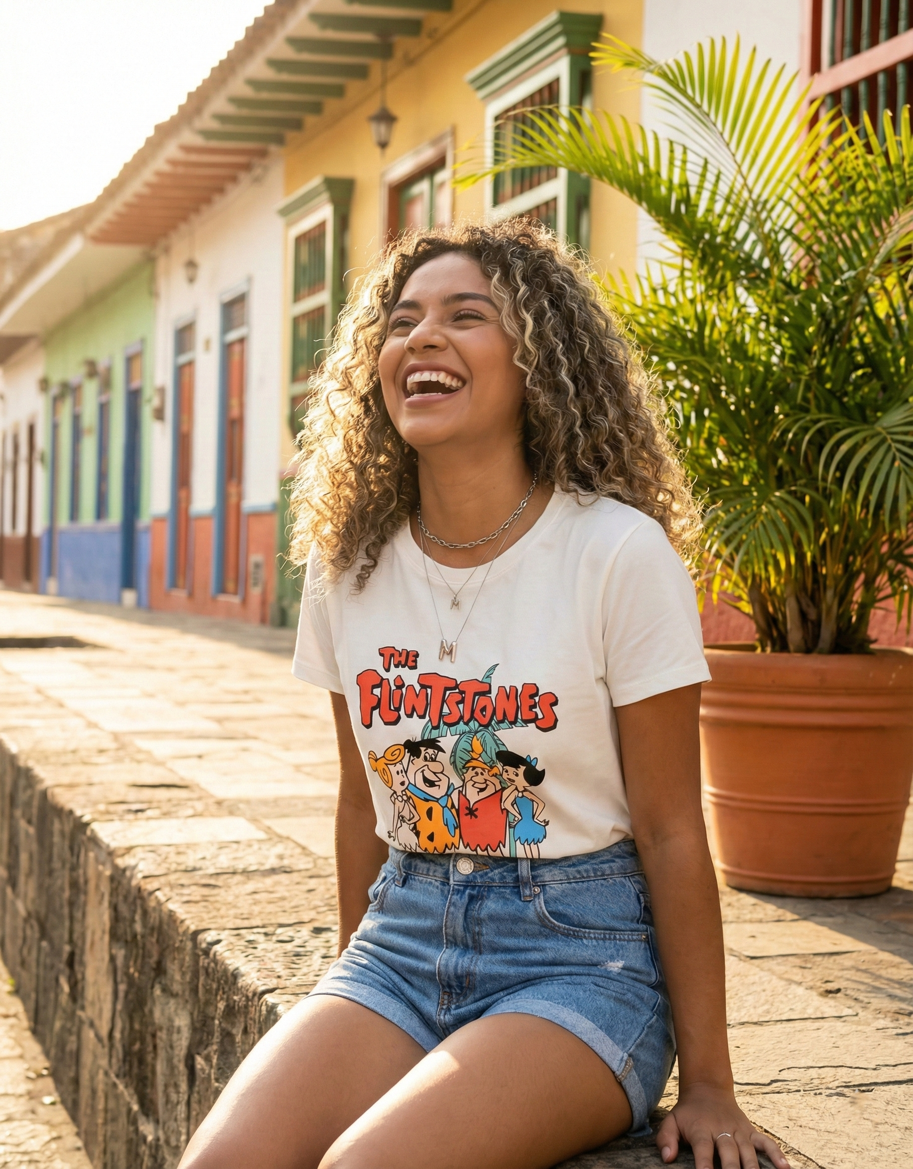 Camiseta Dama Los Picapiedra