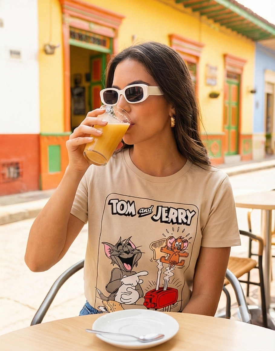 Camiseta Dama Tom and JERRY - Imagen 4