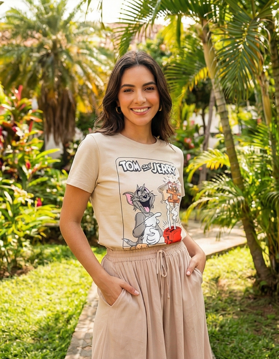 Camiseta Dama Tom and JERRY - Imagen 3